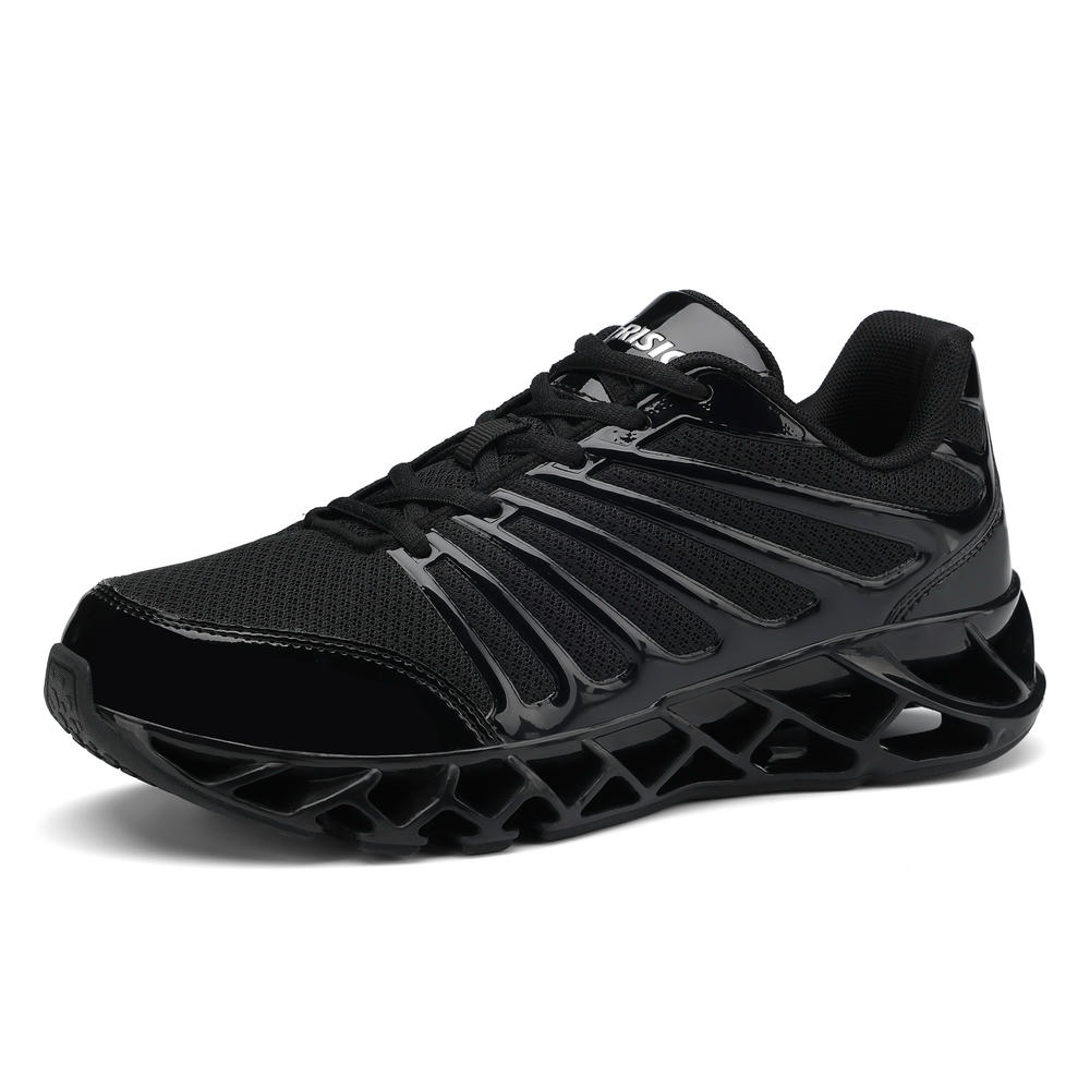 Black Tactical Steel Toe Safety Sneakers – Blade Sole Design