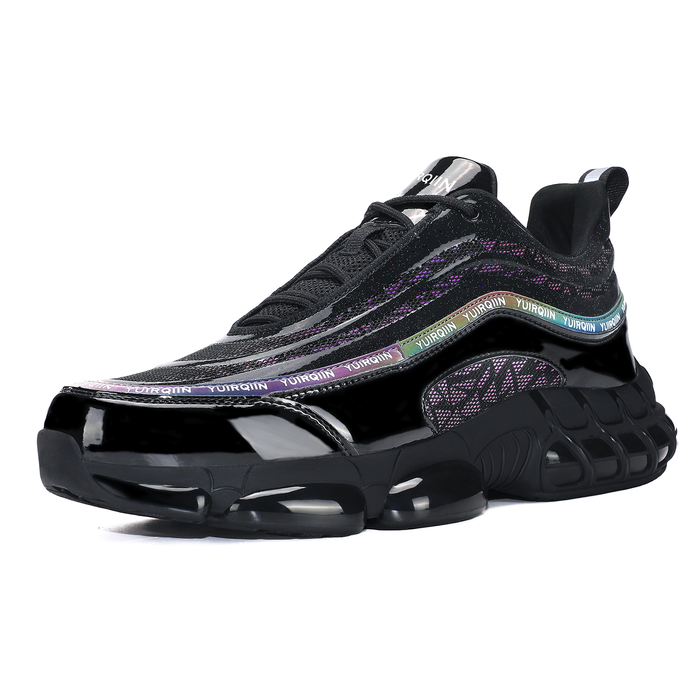 Women's Gradient Sequin Steel Toe Work Sneakers