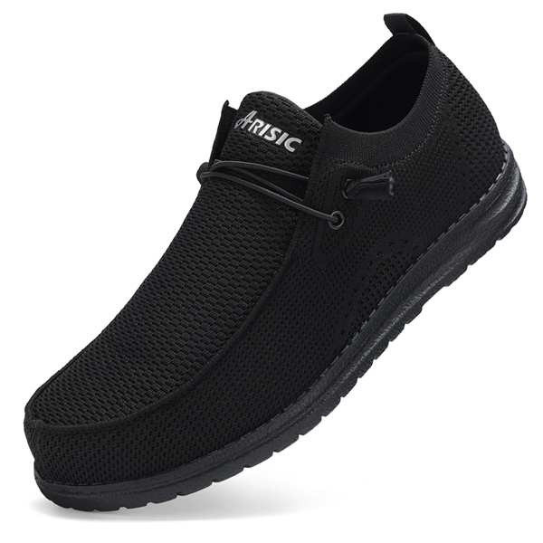 ARISIC|Lightweight comfortable slip-on steel toe loafers