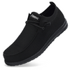 ARISIC|Lightweight comfortable slip-on steel toe loafers