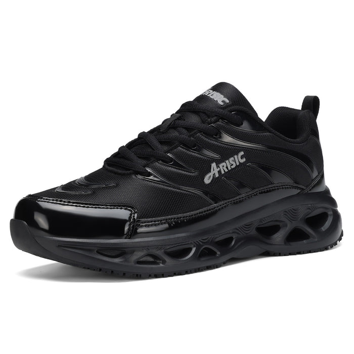 Men Non-slip work shoes, breathable walking sneakers, comfortable restaurant chef shoes|ARISIC